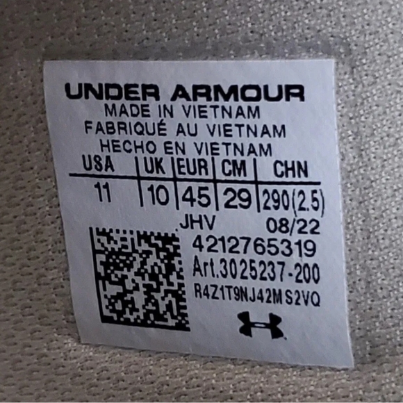 Under Armour Size 11 UA Project Rock Slides 2.0 - Picture 12 of 12